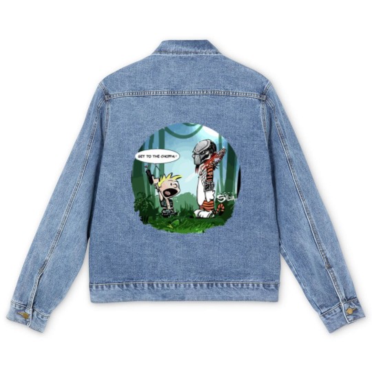 Discover the calvin and hobbes bill watterson Classic Men's Denim Jackets