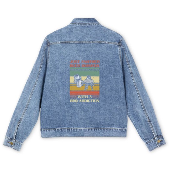 Discover drink only one beer Men's Denim Jackets