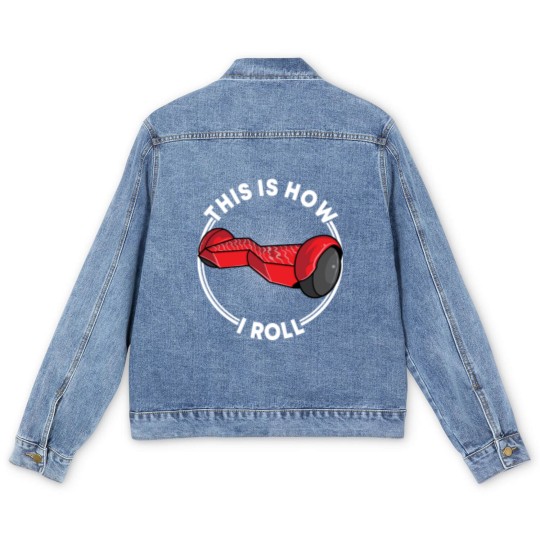 Discover Hoverboard Boys Gift, Hover Board Themed Men's Denim Jackets