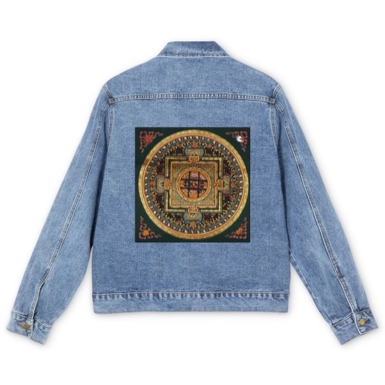 Discover Kalachakra Mandala Men's Denim Jackets