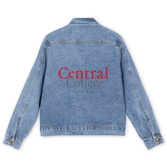 Discover Central College (Iowa) Established 1853 Men's Denim Jackets