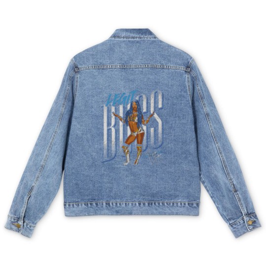 Discover Sasha Banks Legit Boss - Sasha Banks - Men's Denim Jackets