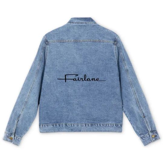 Discover Fairlane Script Men's Denim Jackets