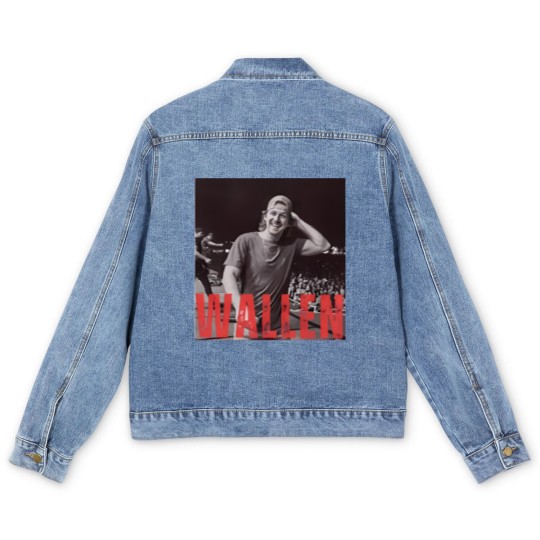 Discover Wallen Men's Denim Jackets, Country Music Men's Denim Jackets, Wallen Country Music Men's Denim Jackets, Country Concert Men's Denim Jackets, Wallen Country Music Men's Denim Jackets