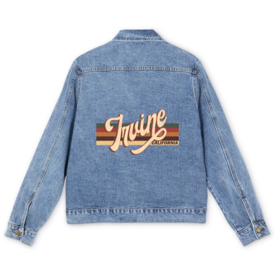 Discover Irvine California Retro Vintage 70s 80s Clothing - Irvine California - Men's Denim Jackets