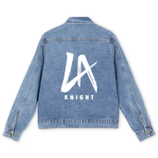 Discover LA Knight YEAH! Wrestling Entertainment Men's Denim Jackets Wrestling Entertainment SmacDown
