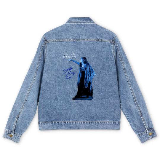 Discover Stevie Nicks Men's Denim Jackets, Stevie Nicks Vintage Men's Denim Jackets, The Gypsy Girl Men's Denim Jackets,