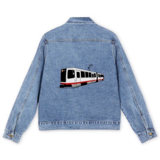 Discover J Church - San Francisco Muni Train Men's Denim Jackets