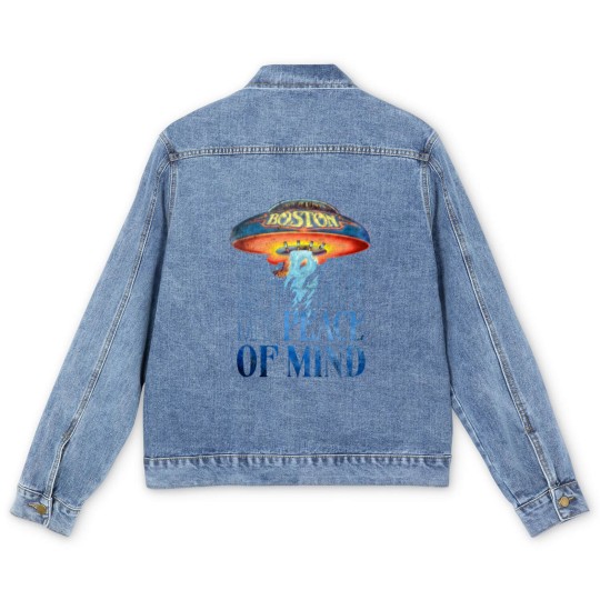 Discover Boston Unisex Men's Denim Jackets: Peace Of Mind