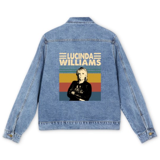 Discover Lucinda Williams Men's Denim Jackets, Lucinda Williams Gift Men's Denim Jackets