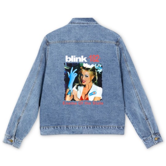 Discover B182 Enema Of The State Album Cover Men's Denim Jackets,  B182 2023 Tour Vintage 90 Men's Denim Jackets