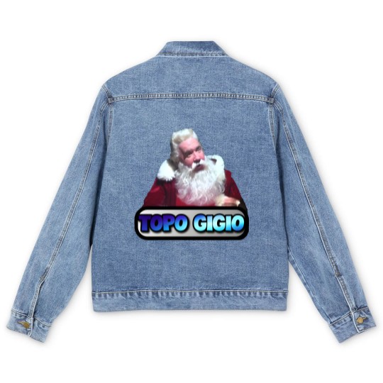 Discover Funny Design - The Santa Clause - Topo Gigio - The Santa Clause - Men's Denim Jackets