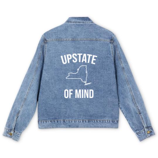 Discover Upstate New York Upstate Of Mind Ny Men's Denim Jackets