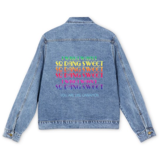 Discover I Wish I Wasn't So Dang Sweet - Bad Lip Reading Hostiles on the Hill - Bad Lip Reading - Men's Denim Jackets