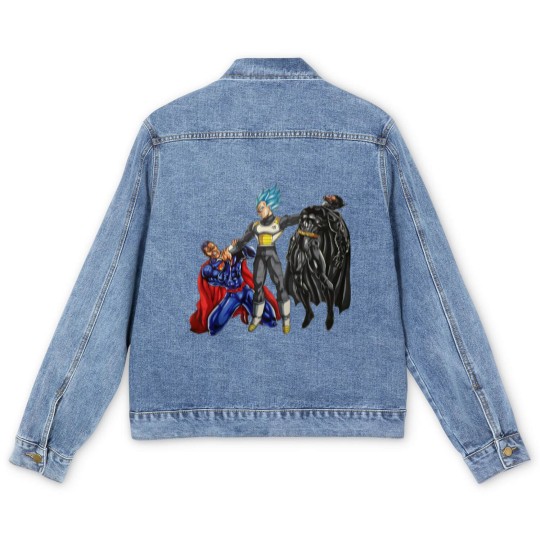 Discover Vegeta Super Saiyan Blue Beats Super Heroes Men's Denim Jackets