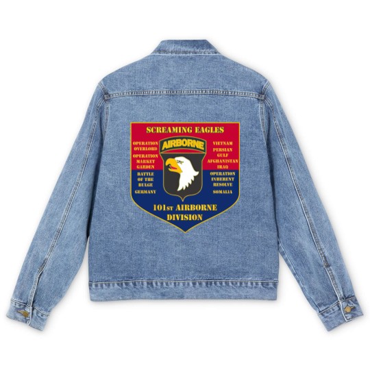 Discover 101st Airborne Division - 101st Airborne Division - Men's Denim Jackets