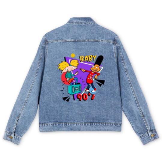 Discover Hey arnold! 90s Baby - Hey Arnold - Men's Denim Jackets