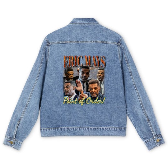 Discover Eric Mays point of order Men's Denim Jackets, Mays 2024 Men's Denim Jackets,
