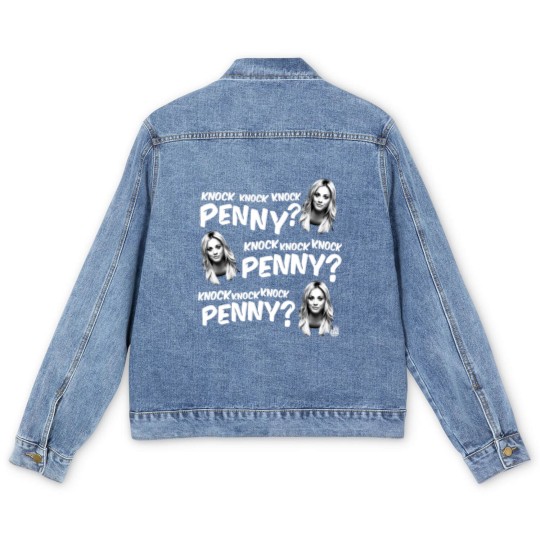 Discover the big bang theory knock knock knock penny t Men's Denim Jackets