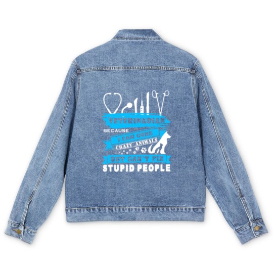 Discover Veterinarian Men's Denim Jackets Men's Denim Jackets