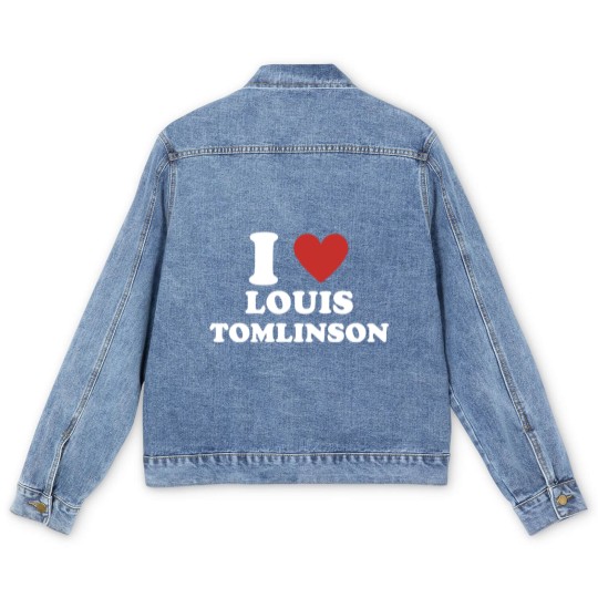 Discover I love Louis Tomlinson Men's Denim Jackets Classic Men's Denim Jackets