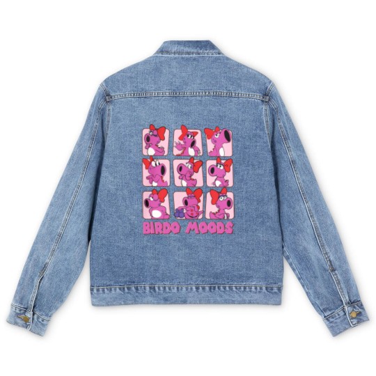 Discover Cute Birdo Moods Men's Denim Jackets | Super