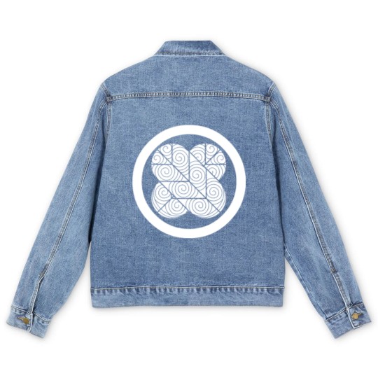 Discover Japanese Family Crest KAMON Symbol Men's Denim Jackets