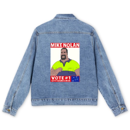 Discover Vote Mike NolanVote Mike Nolan Men's Denim Jackets