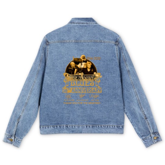 Discover The Moody Blues Lovers 56th Anniversary 1964 2020 Signature Men's Denim Jackets