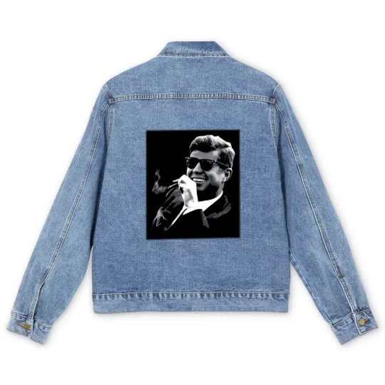 Discover John F. Kennedy Cigar & Sunglasses Men's Denim Jackets