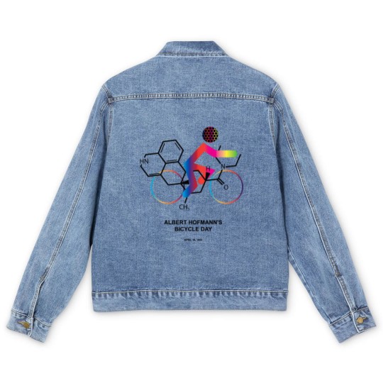 Discover Albert Hofmann's Bicycle Day Men's Denim Jackets