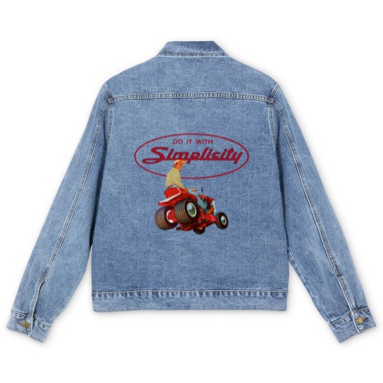 Discover Simplicity Garden Tractors162 Men's Denim Jackets