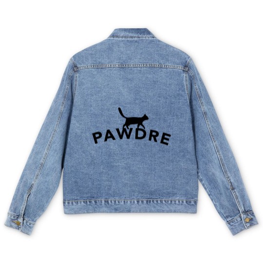 Discover PAWDRE Men's Denim Jackets Men's Denim Jackets, Gift For Cat Dad