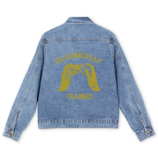 Discover Gamer Men's Denim Jackets, Video Game Men's Denim Jackets, Gamer Gift, Nerdy Men's Denim Jackets, Men's Denim Jackets For Gamers, Funny Gaming Men's Denim Jackets