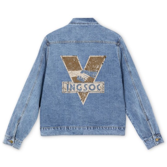 Discover INGSOC LOGO - Sci Fi - Men's Denim Jackets