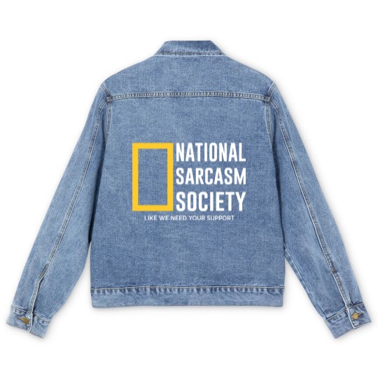 Discover national sarcasm society Men's Denim Jackets