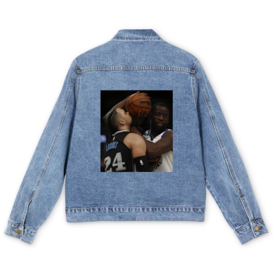 Discover Its So Elementary Memphis Grizzlies Men's Denim Jackets, Memphis Grizzlies Men's Denim Jackets, Memphis Basketball Retro Men's Denim Jackets