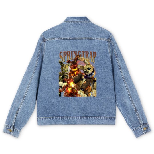 Discover Springtrap Five Nights At Freddy's Men's Denim Jackets
