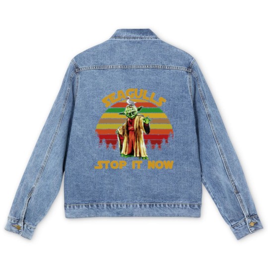 Discover Seagulls Stop It Now Retro Low Men's Denim Jackets