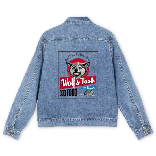 Discover Wolfs Tooth Mean Dog Food Once Upon A Time In Hollywood Men's Men's Denim Jackets