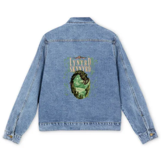 Discover Lynyrd Skynyrd Vintage Men's Denim Jackets, Lynyrd Skynyrd Tour 2023 Men's Denim Jackets