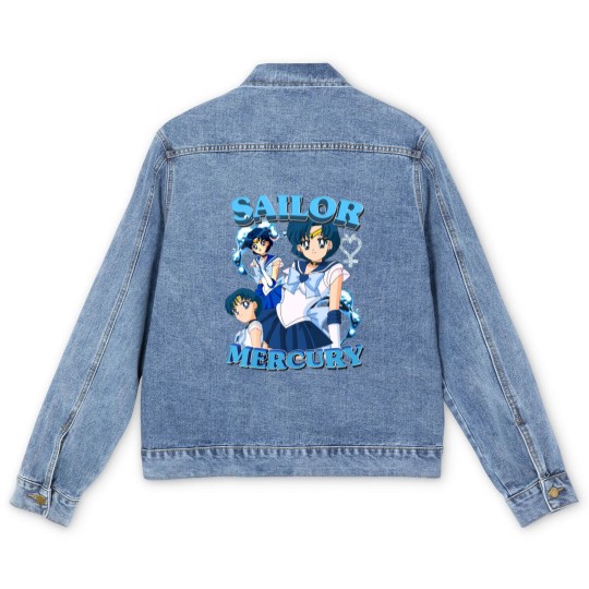 Discover Sailor Mercury Ami Mizuno Bootleg Men's Denim Jackets