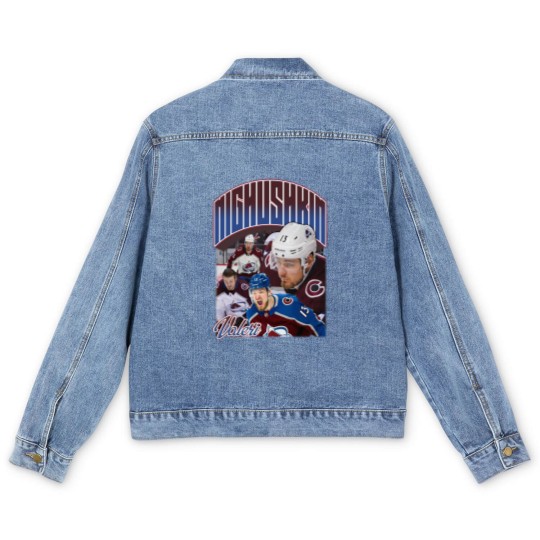Discover Valeri Nichushkin Men's Denim Jackets Ice Hockey Canadian Professional Ice Hockey