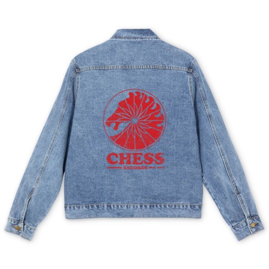 Discover Vintage Chess Records Vintage Defunct Record Labels Funny Men's Denim Jackets