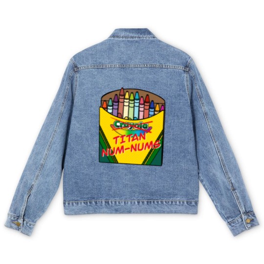 Discover Destiny 2 - Titan Num-Nums, Crayons Men's Denim Jackets