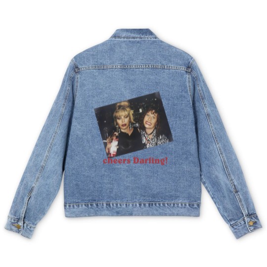 Discover Vintage 90s 1995 PATSY STONE joanna lumley Men's Denim Jackets