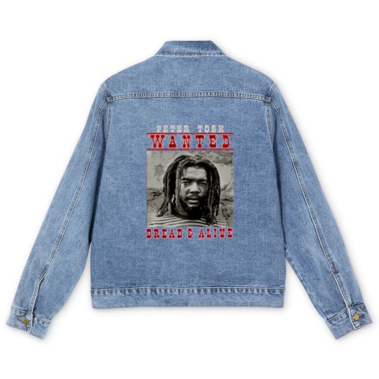 Discover Peter Tosh Wanted Dread And Alive Men's Denim Jackets