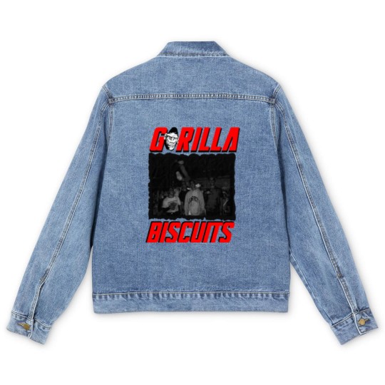 Discover band gorilla biscuits Men's Denim Jackets