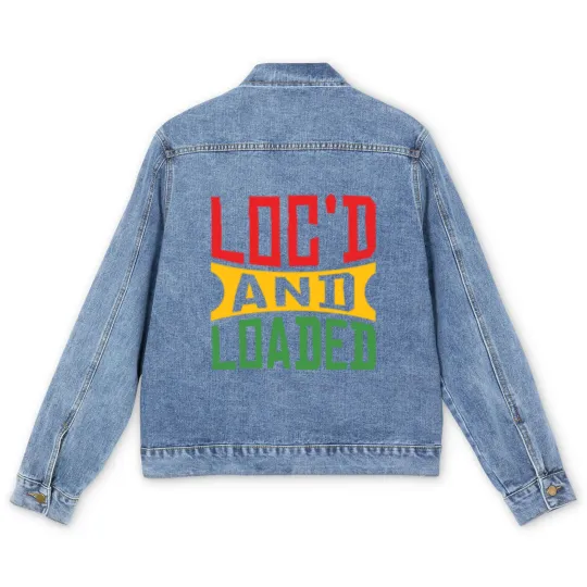 Discover Dreadlocks Rasta Locs Rastafari Men's Denim Jackets