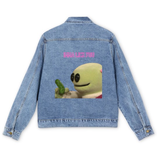 Discover nanalan' peepo Premium Scoop Men's Denim Jackets